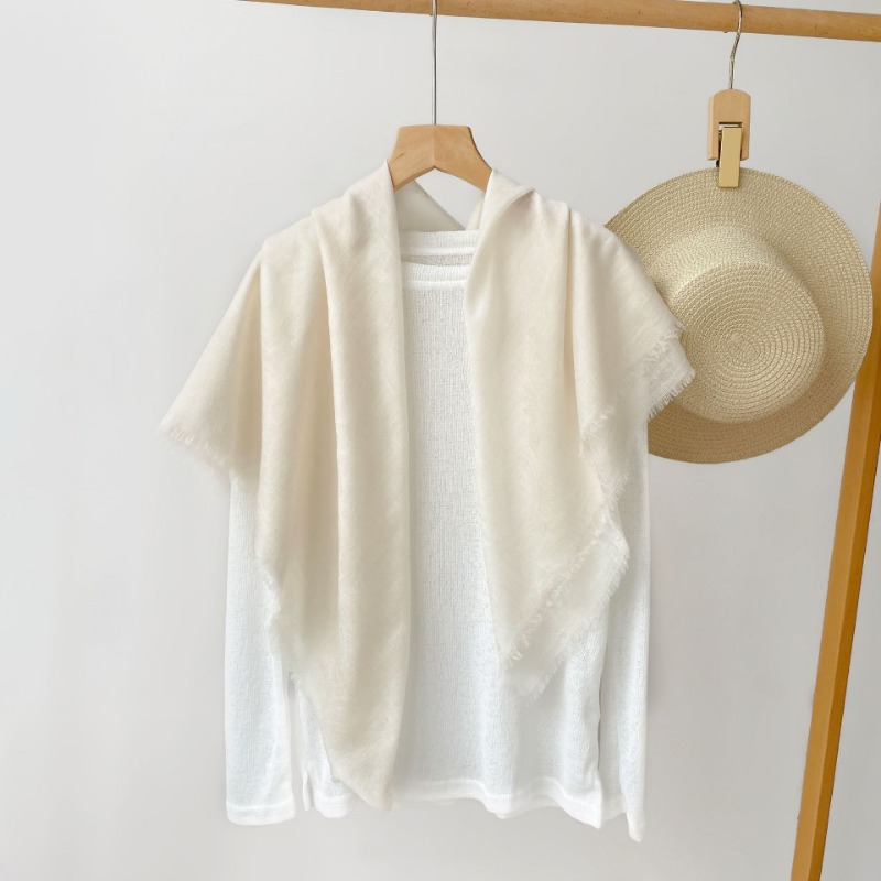 Écharpe florale en laine mélan - Shawl Wrap Winter avis et prix