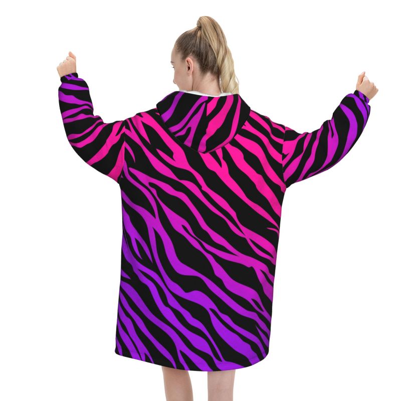Couverture à capuche pour femm - Sherpa Hoodie Fleece avis et prix