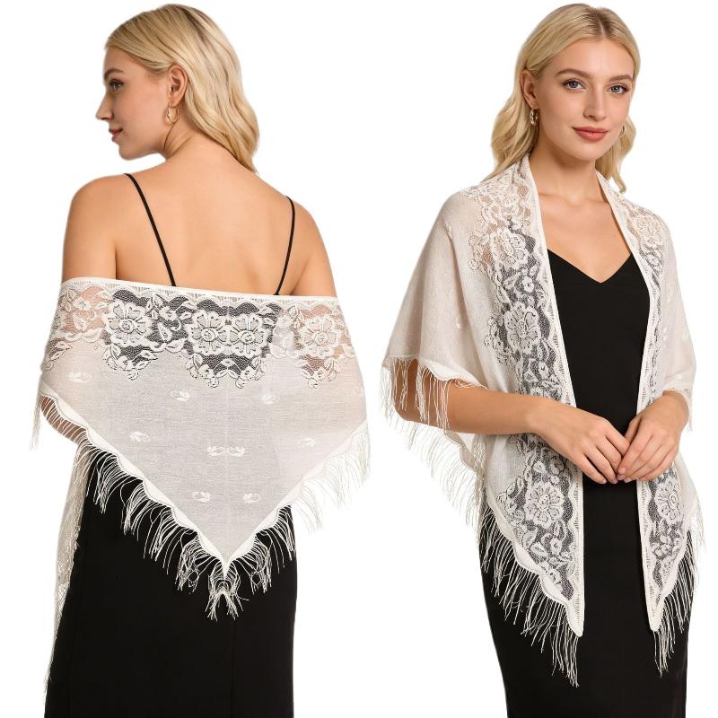 Écharpe de mariée à franges et - Shawl Wrap Winter avis et prix