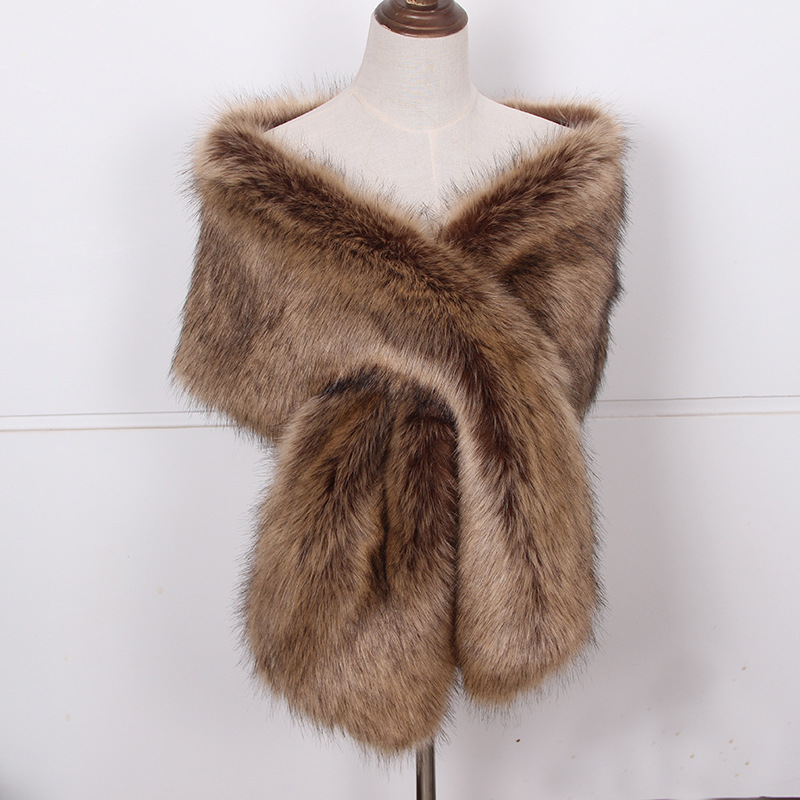 Fausse fourrure de renard pour - Shawl Wrap Winter avis et prix