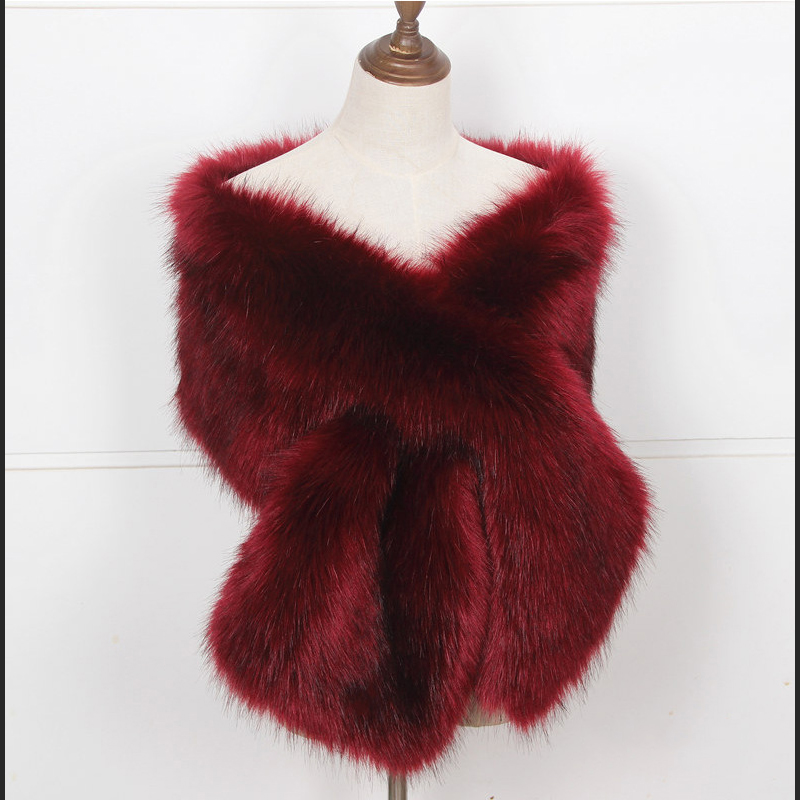 Fausse fourrure de renard pour - Shawl Wrap Winter avis et prix