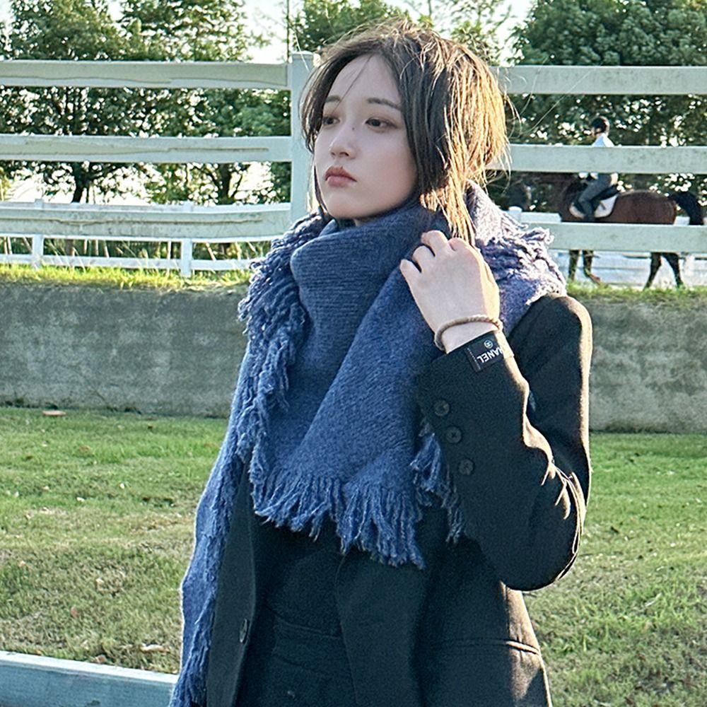 Châle Triangle tricoté épais d - Shawl Wrap Winter avis et prix